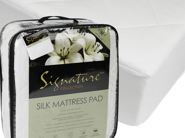 smart silk mattress pad